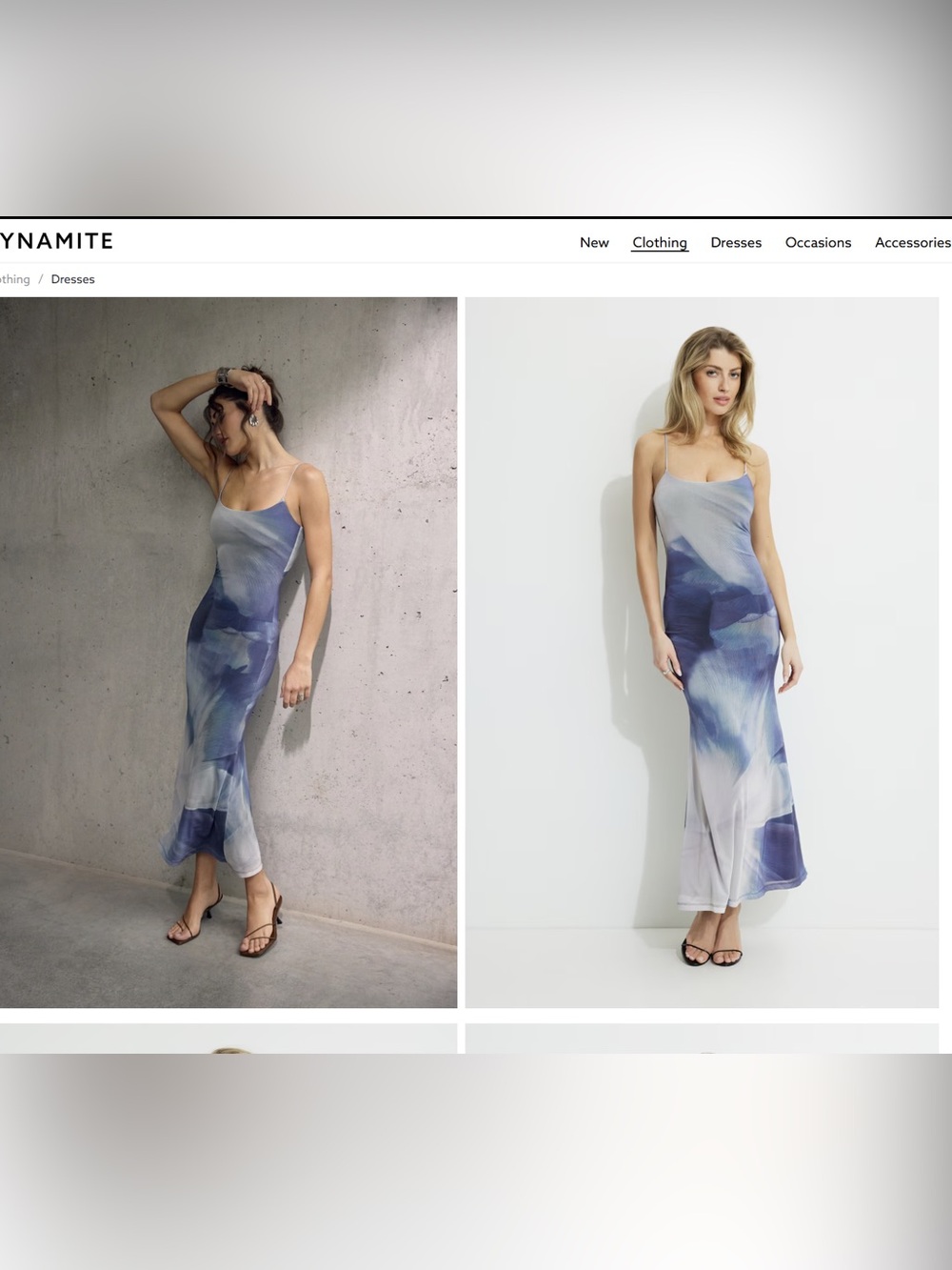 Dynamite Simona Scoop Maxi Dress